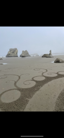 Spreading love with circles in the sand